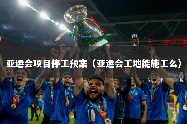 亚运会项目停工预案（亚运会工地能施工么）