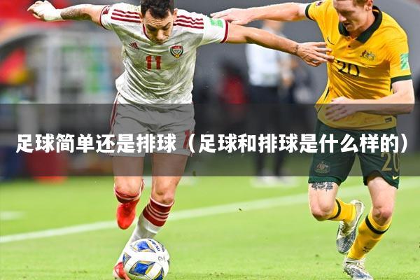足球简单还是排球（足球和排球是什么样的）